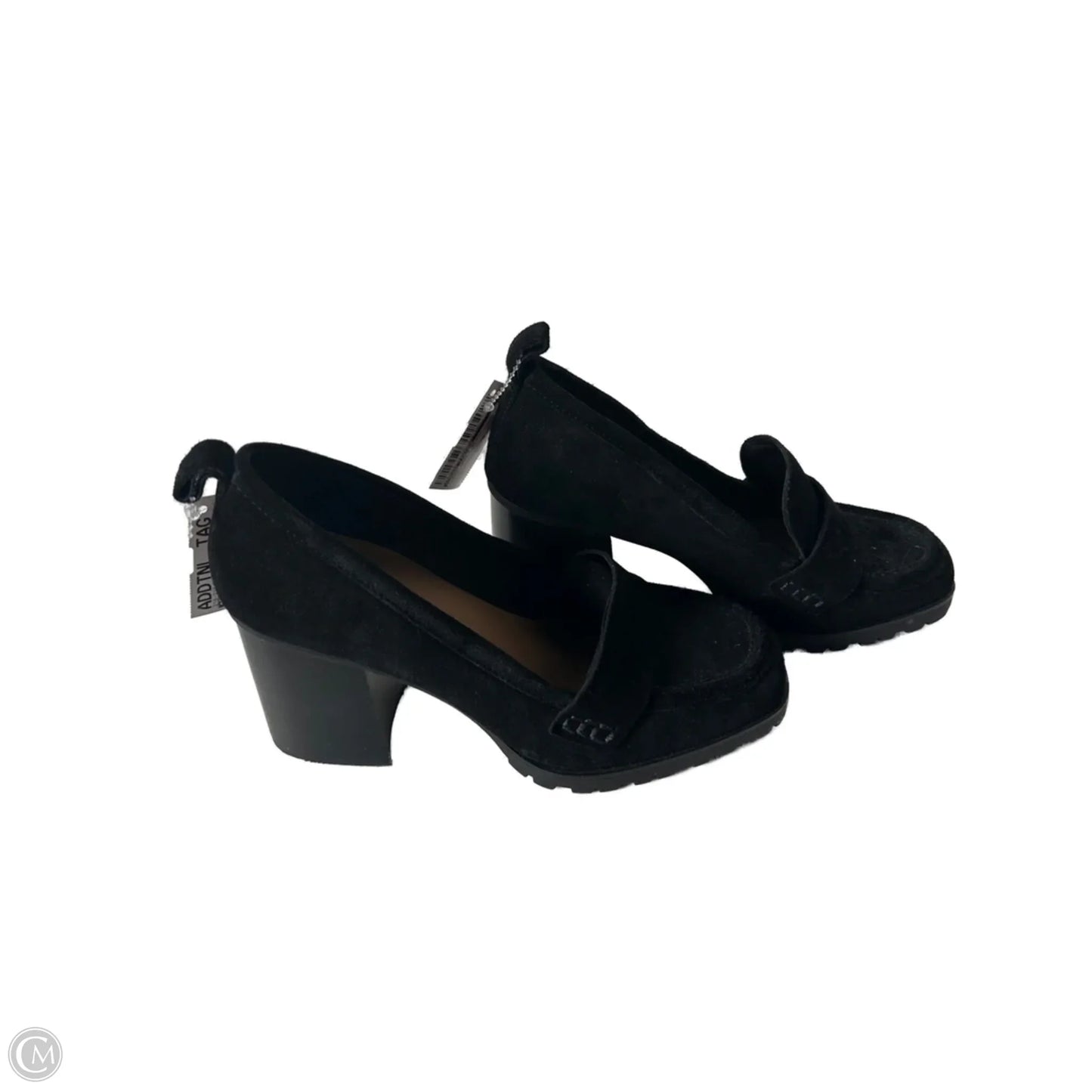 Shoes Heels Block By Crown Vintage In Black, Size: 8