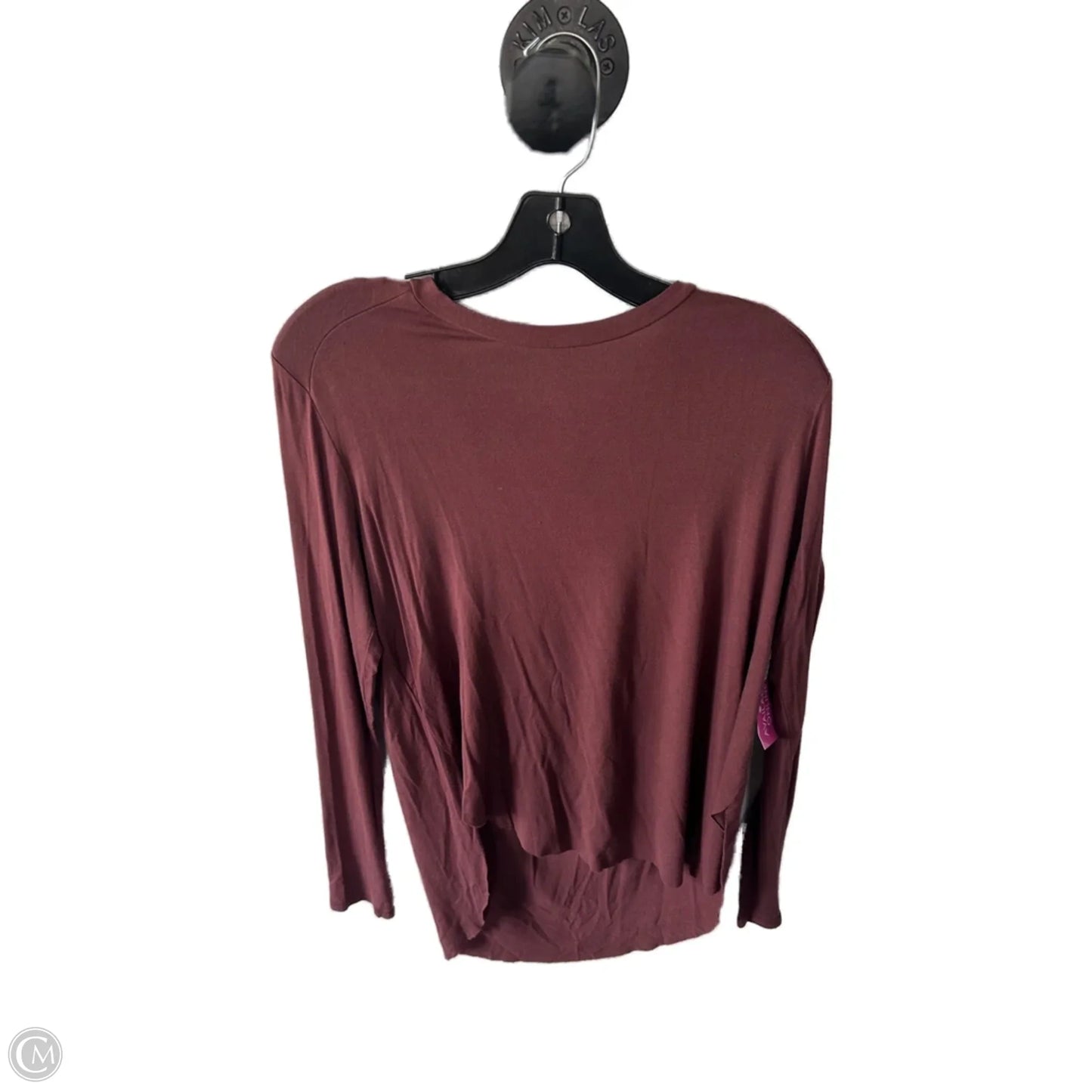 Top Long Sleeve By Halogen In Brown, Size: M