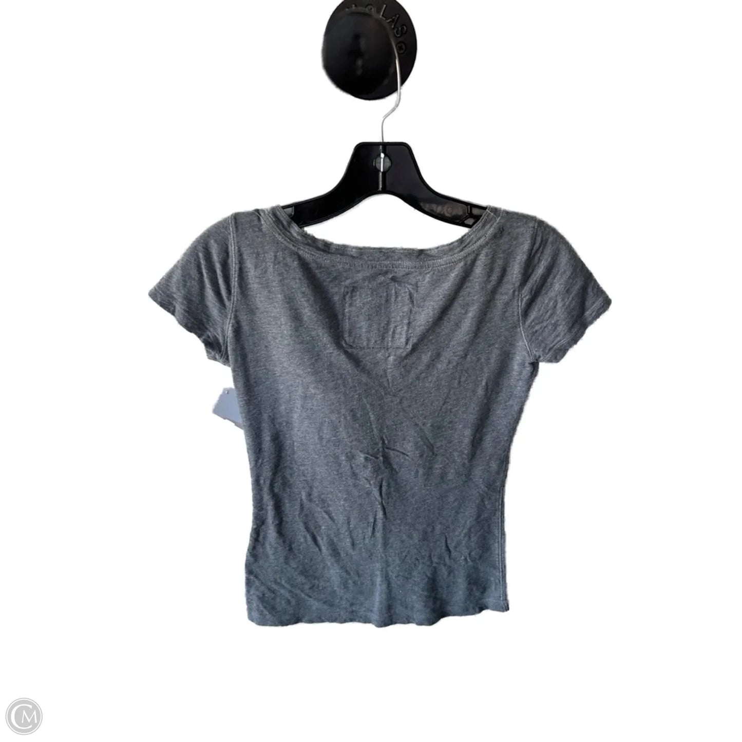 Top Short Sleeve By Abercrombie And Fitch In Grey, Size: Xs