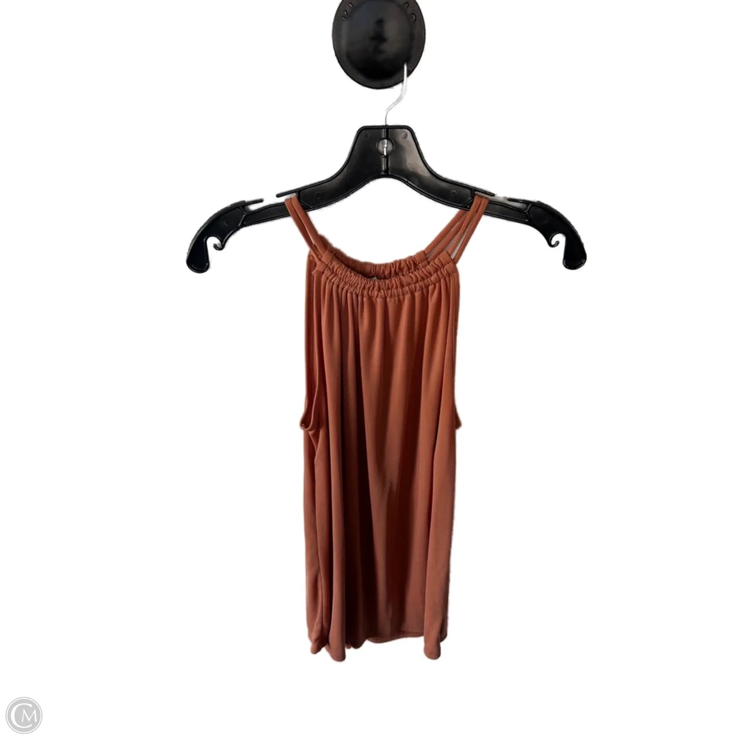 Top Sleeveless By Green Envelope In Orange, Size: Xs