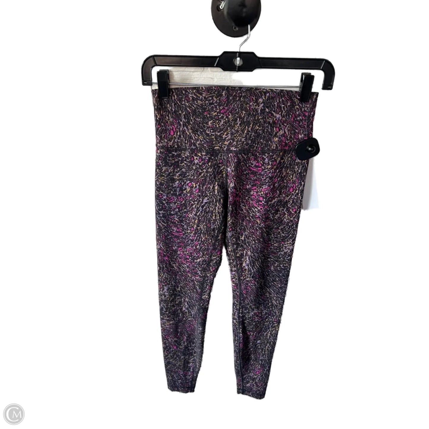 Athletic Leggings By Lululemon In Grey & Purple, Size: 6