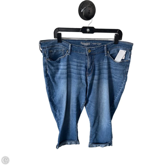 Capris By Levis In Blue Denim, Size: 20