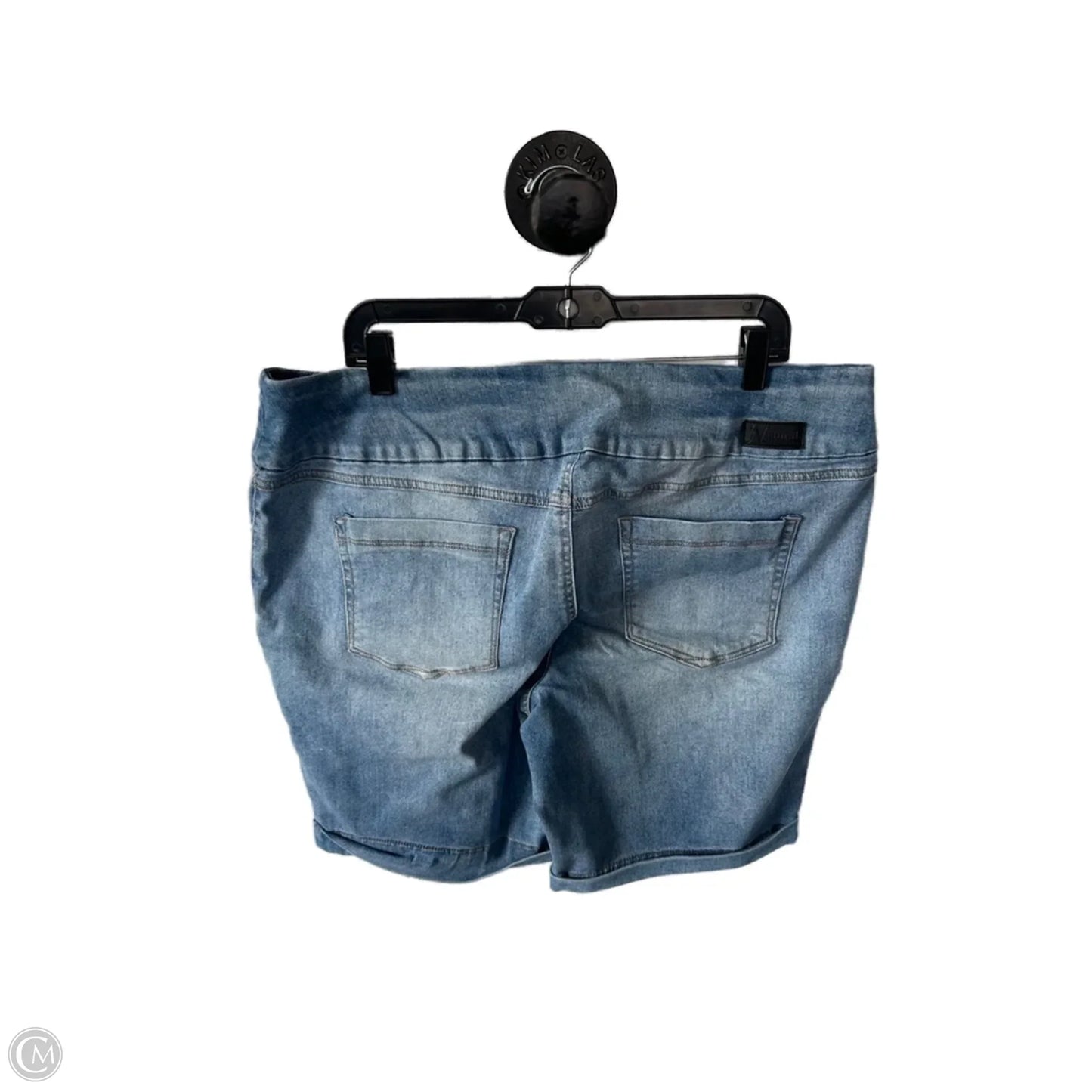 Shorts By Natural Reflections In Blue Denim, Size: 18