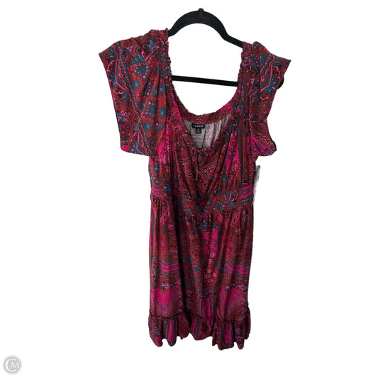 Dress Casual Maxi By Torrid In Brown & Pink, Size: 2x