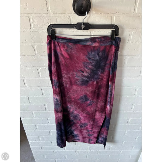 Skirt Midi By Sundry In Blue & Red, Size: 12