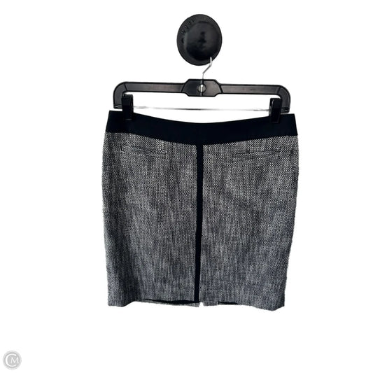 Skirt Mini & Short By Talbots In Black & White, Size: 4p