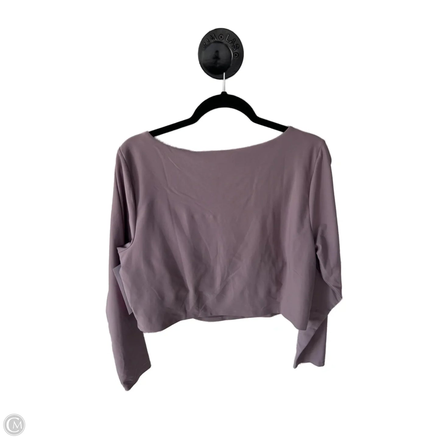 Athletic Top Long Sleeve Crewneck By Old Navy In Purple, Size: Xxl