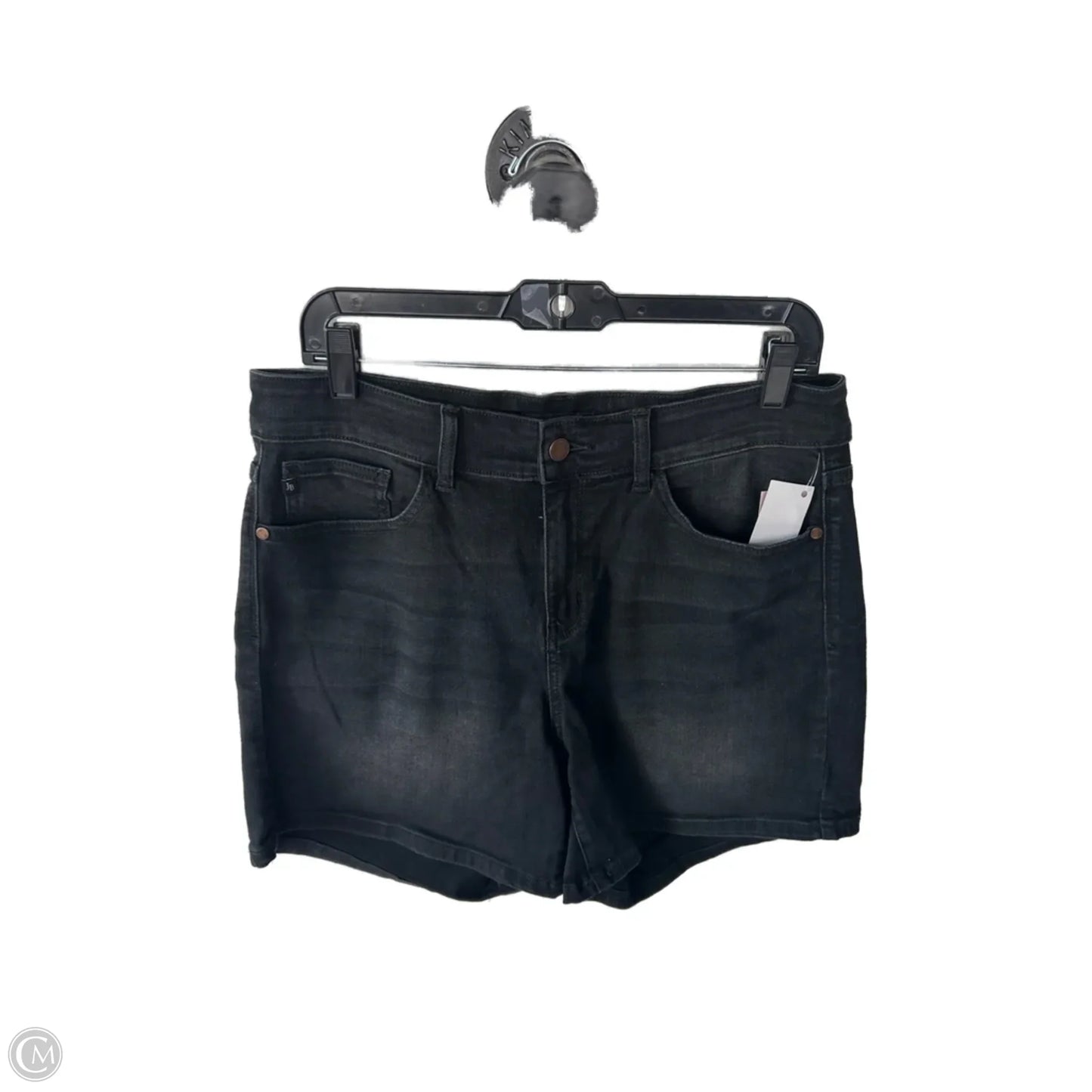 Shorts By Judy Blue In Black Denim, Size: 18