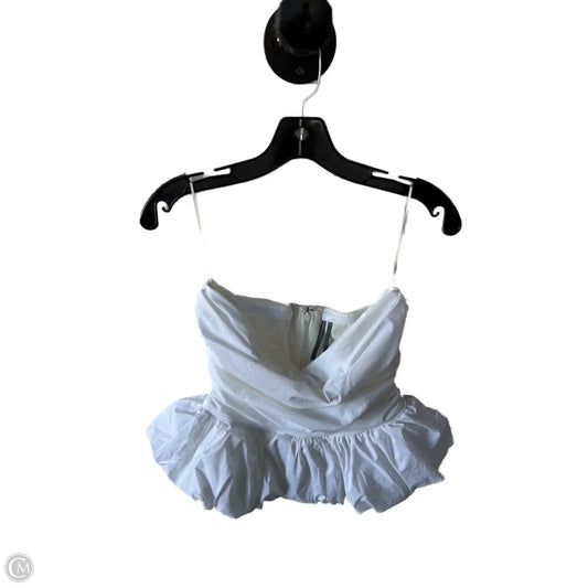 Top Sleeveless By Anthropologie In White, Size: Xs