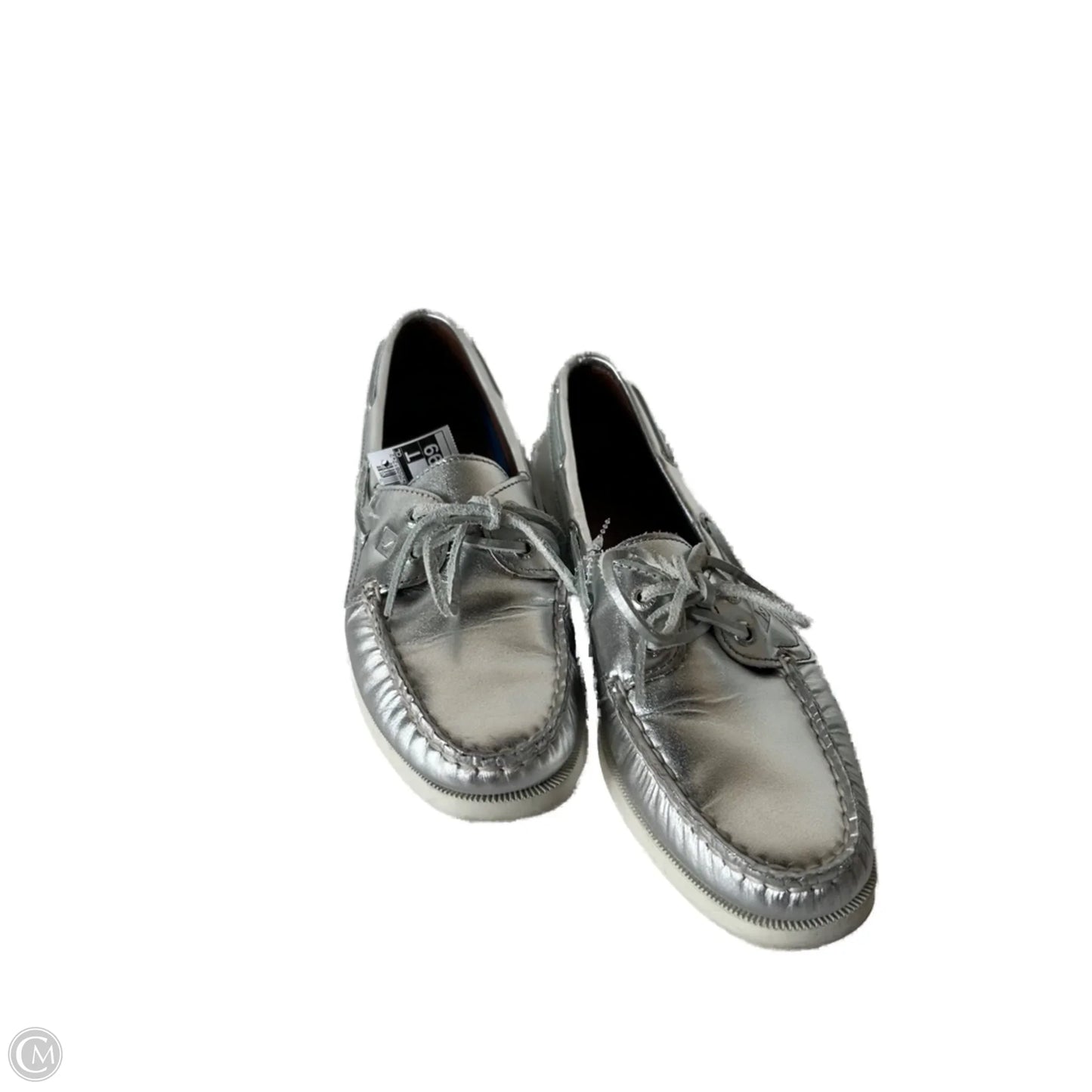 Shoes Flats By Sperry In Silver, Size: 7