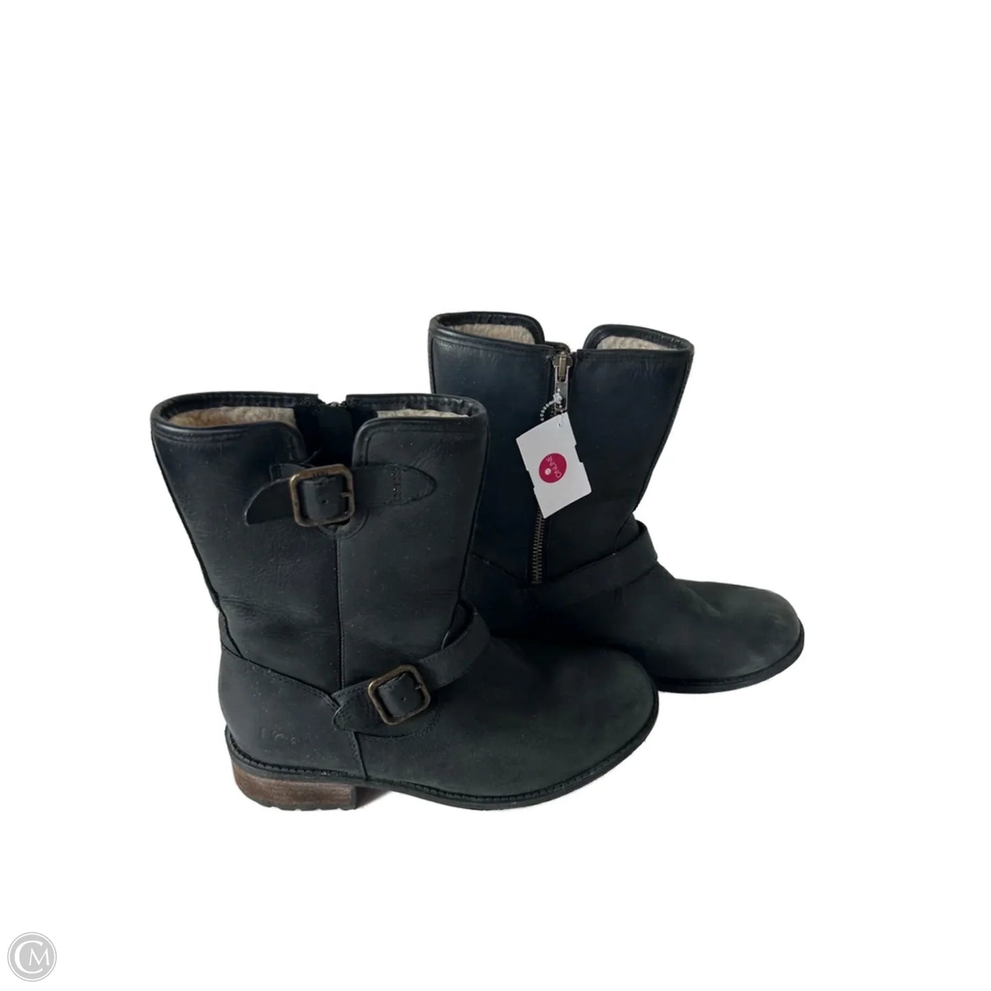 Boots Designer By Ugg In Black, Size: 8