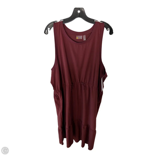 Athletic Dress By Zella In Brown, Size: 3x