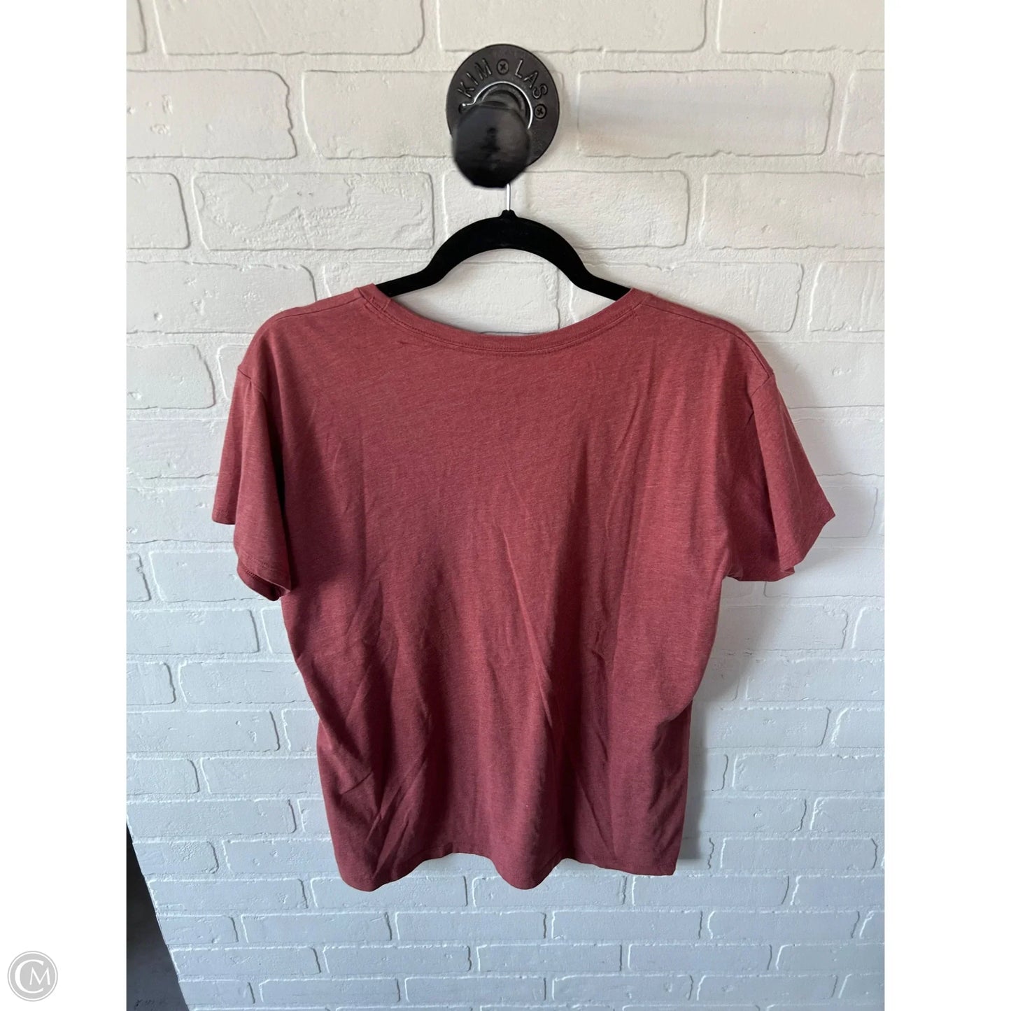 Top Short Sleeve Basic By Ariat In Red, Size: L
