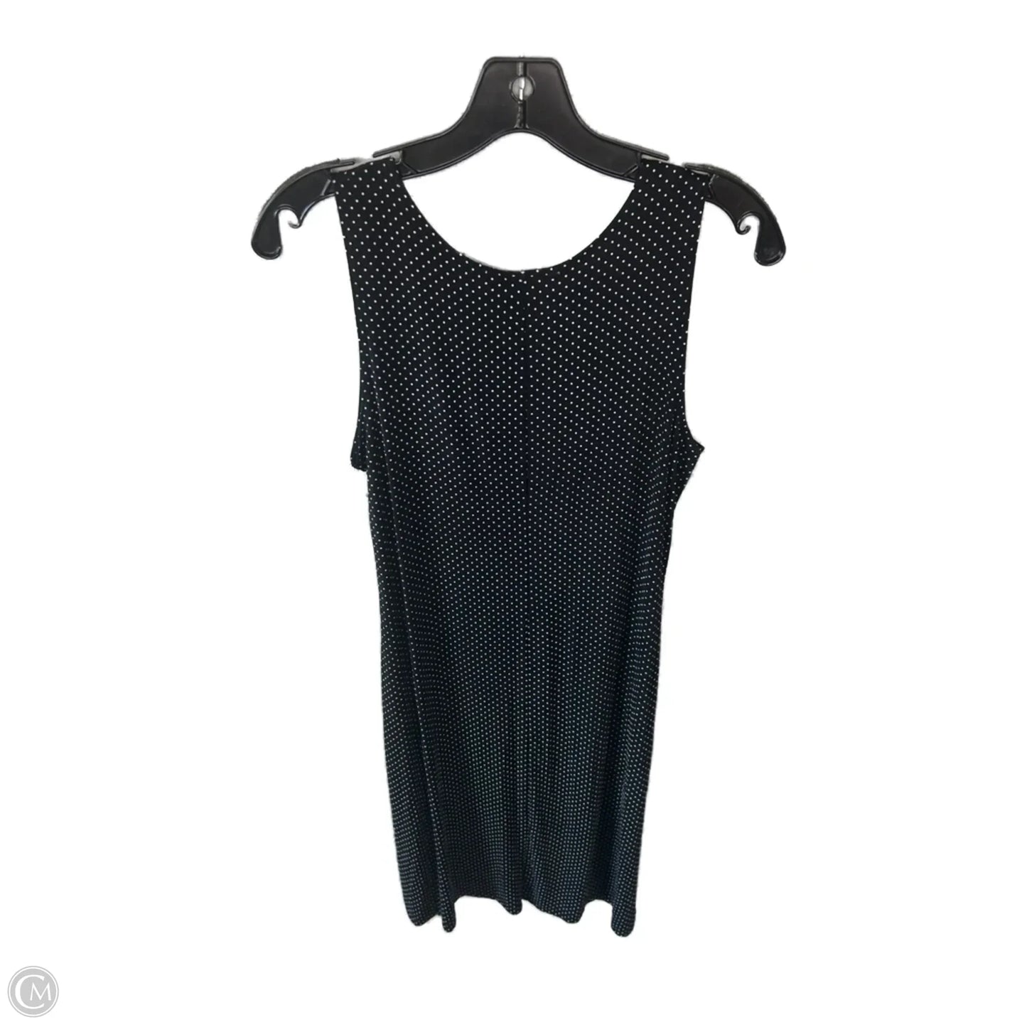 Dress Casual Midi By Clothes Mentor In Black & White, Size: L