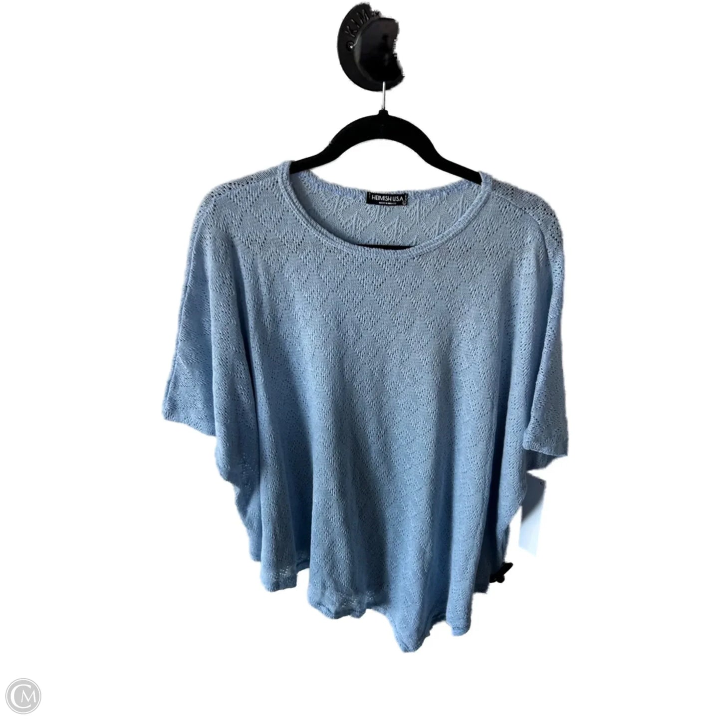 Sweater Short Sleeve By Heimish Usa In Blue, Size: 1x