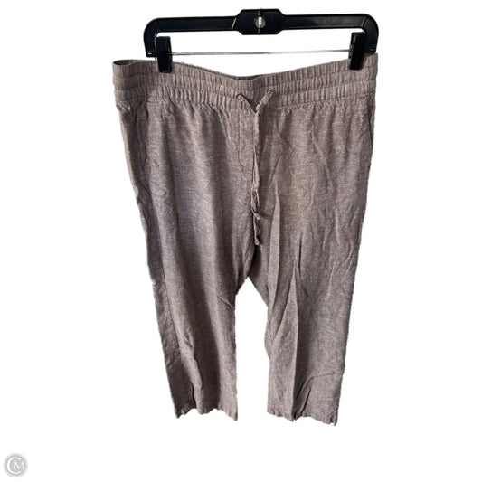 Pants Linen By Ann Taylor In Brown, Size: 10
