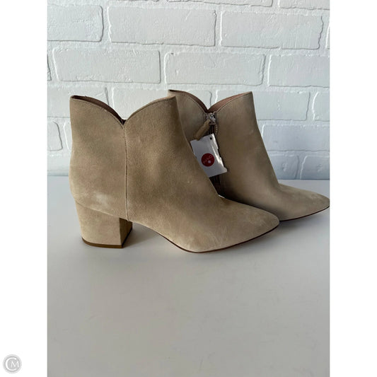 Boots Ankle Heels By Cole-haan In Tan, Size: 10