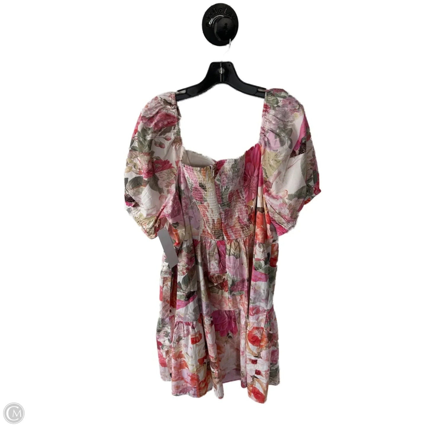 Dress Casual Short By Vince Camuto In Orange & Pink, Size: 2x