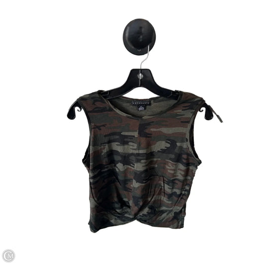 Top Sleeveless By Sanctuary In Camouflage Print, Size: M