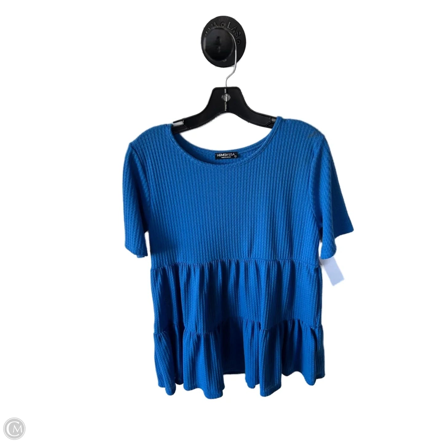 Top Short Sleeve By Clothes Mentor In Blue, Size: L
