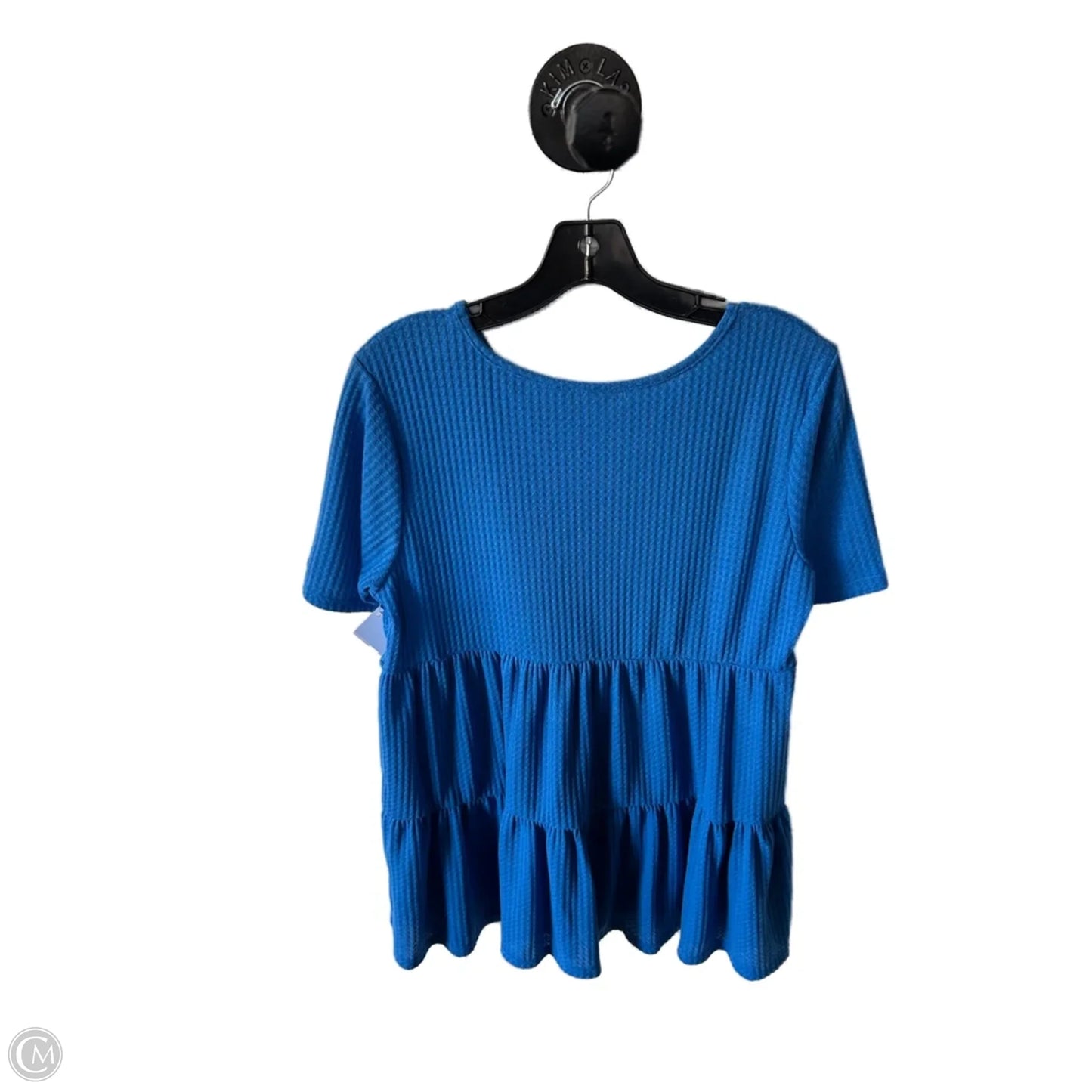 Top Short Sleeve By Clothes Mentor In Blue, Size: L