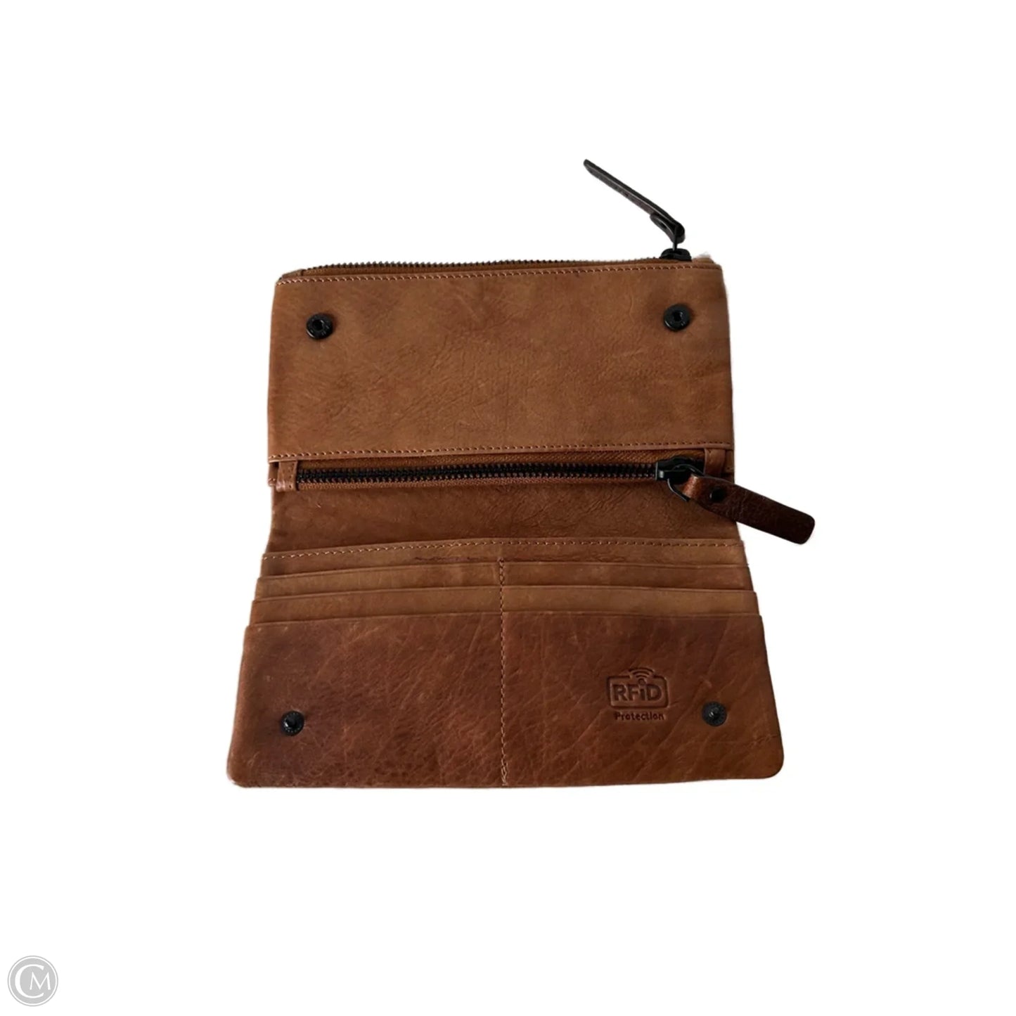 Wallet Leather By Clothes Mentor, Size: Large