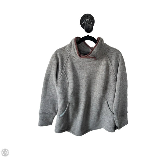 Jacket Fleece By Prana In Green & Tan, Size: L