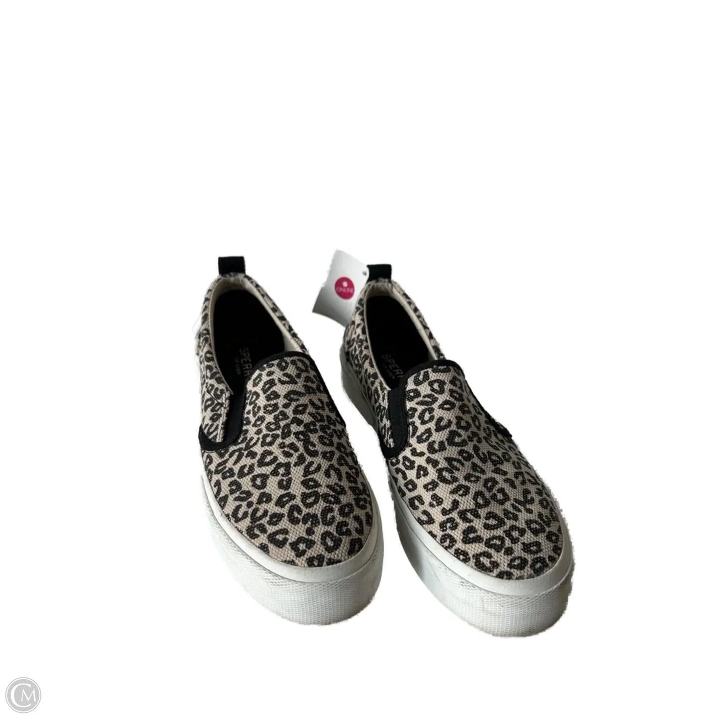 Shoes Flats By Sperry In Black & Cream, Size: 8