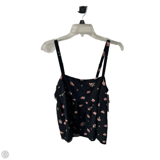 Top Sleeveless By Torrid In Black & Pink, Size: L