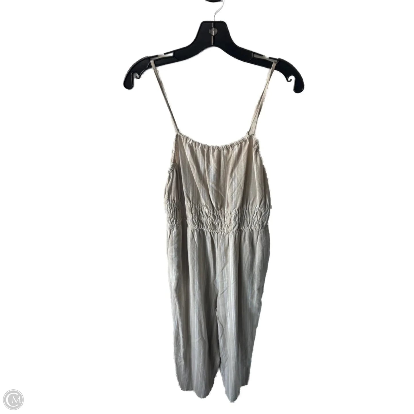 Jumpsuit By Old Navy In Tan & White, Size: L