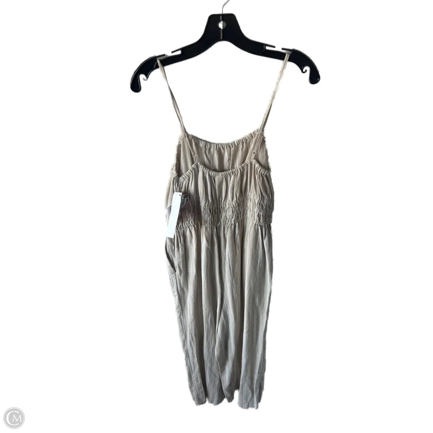 Jumpsuit By Old Navy In Tan & White, Size: L