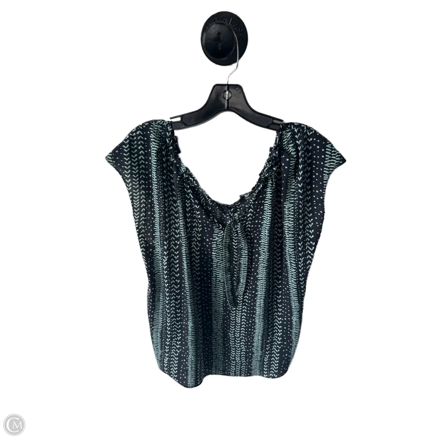 Top Sleeveless By Lc Lauren Conrad In Green & Grey, Size: Xl