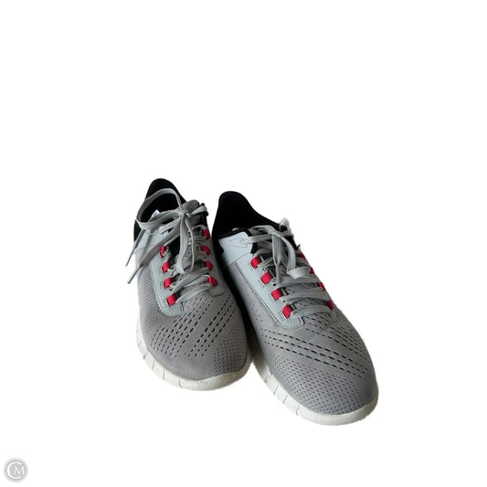 Shoes Athletic By Easy Spirit In Grey & Orange, Size: 9