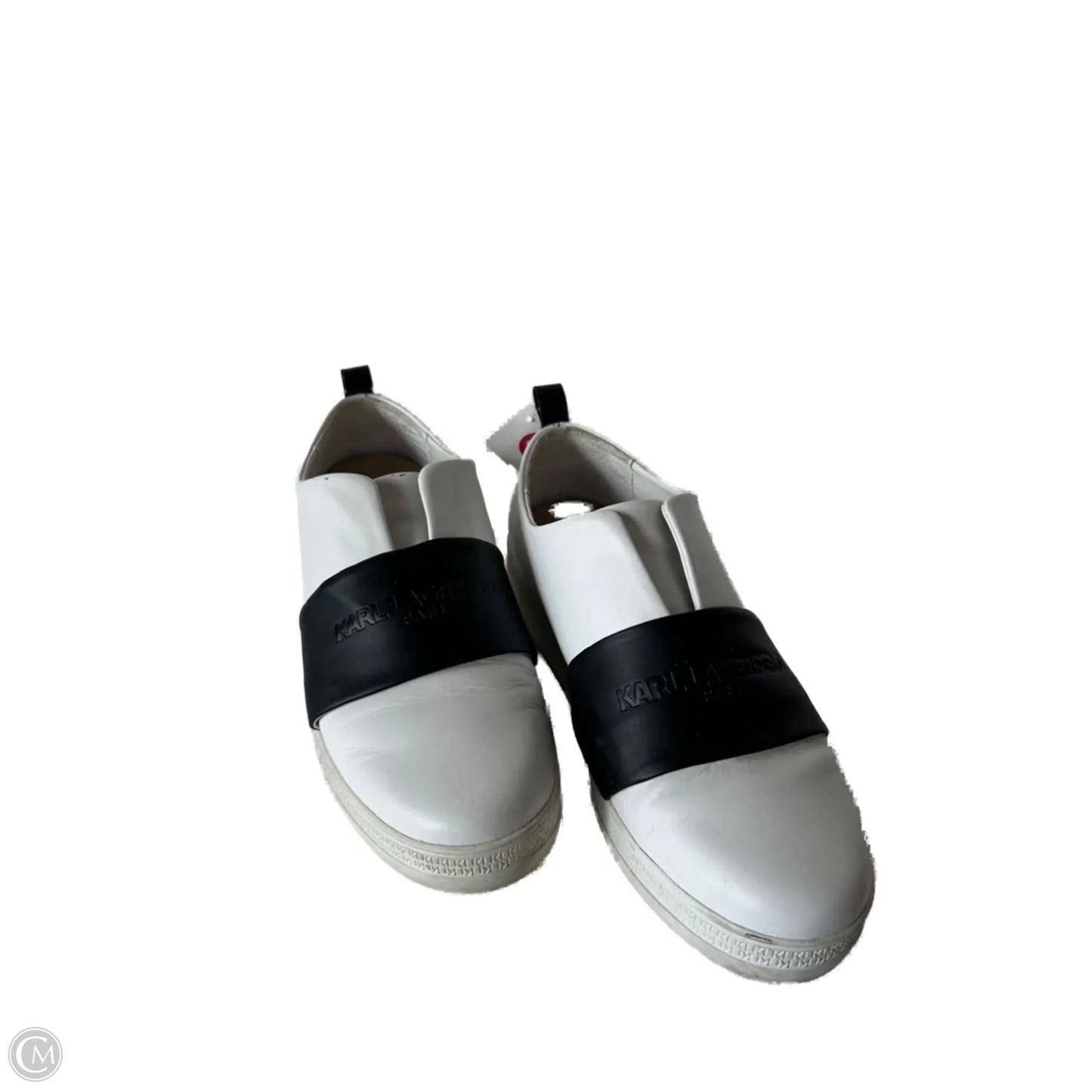 Shoes Designer By Karl Lagerfeld In Black & White, Size: 9.5