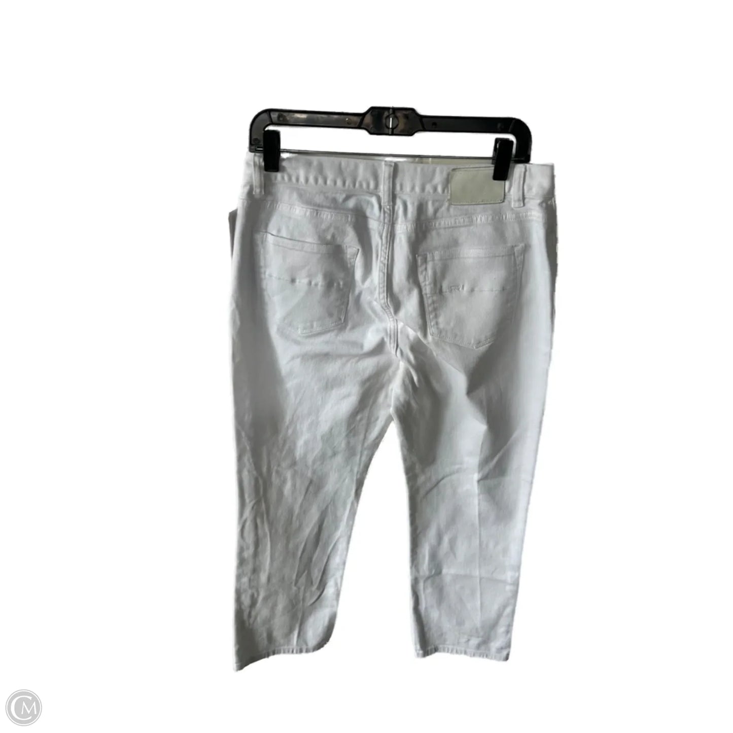 Jeans Straight By Lauren By Ralph Lauren In White Denim, Size: 10p