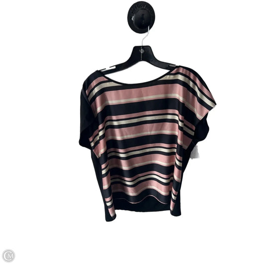 Top Sleeveless By Vince Camuto In Black & Pink, Size: L