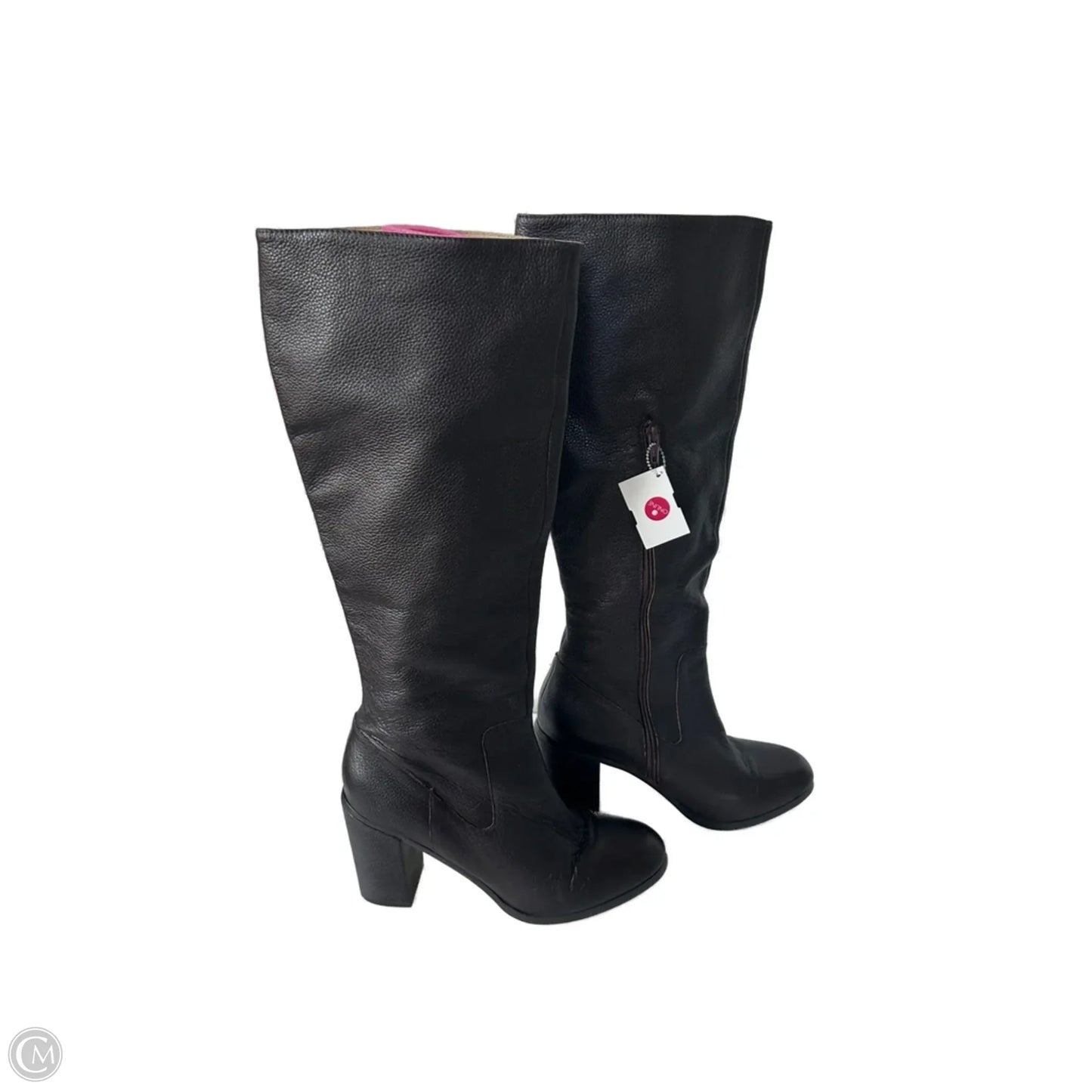 Boots Knee Heels By Lands End In Brown, Size: 11