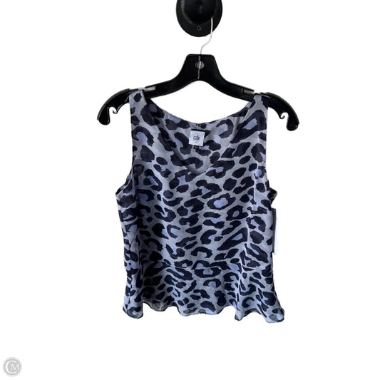Top Sleeveless By Cabi In Blue & Purple, Size: S