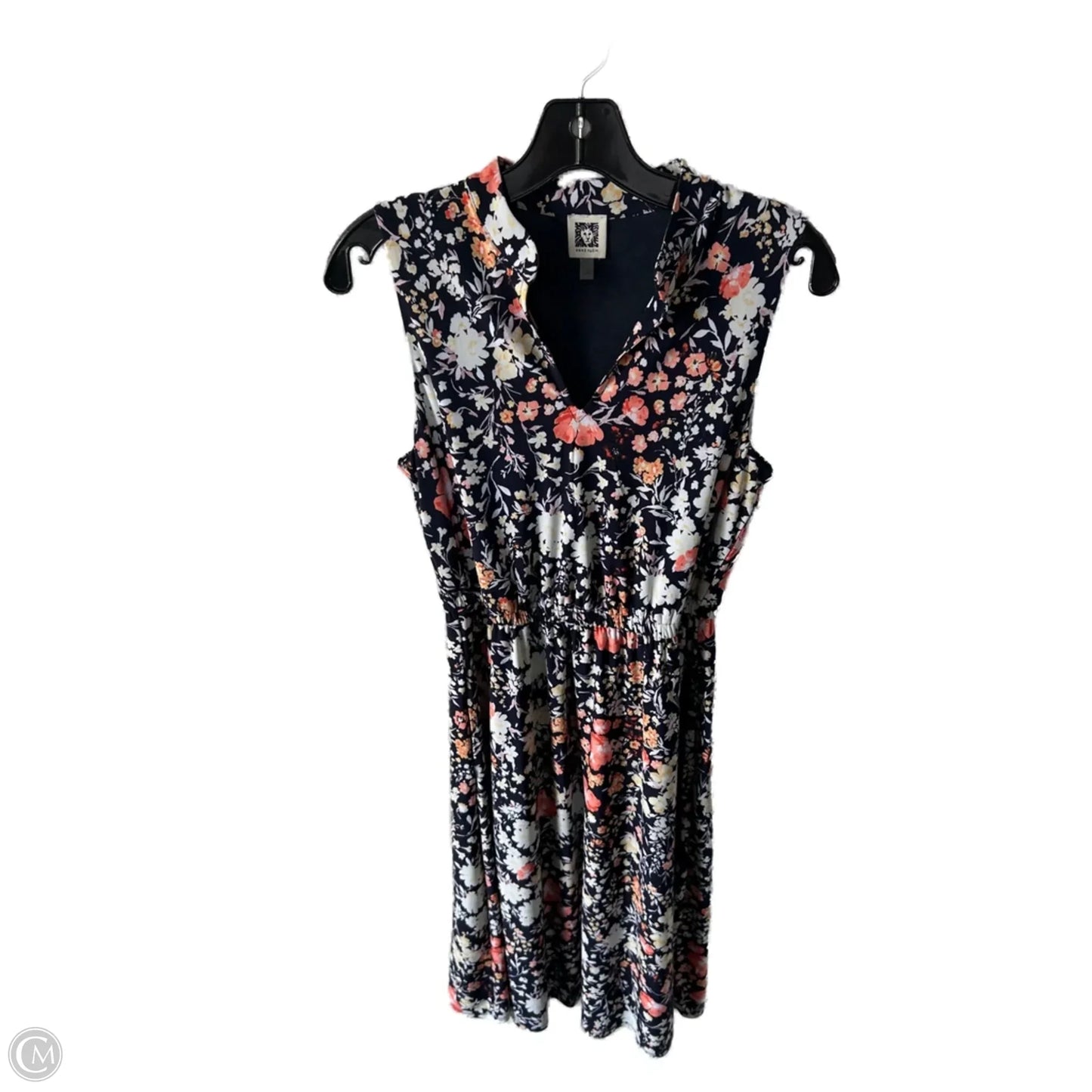 Dress Work By Anne Klein In Blue & Orange, Size: S