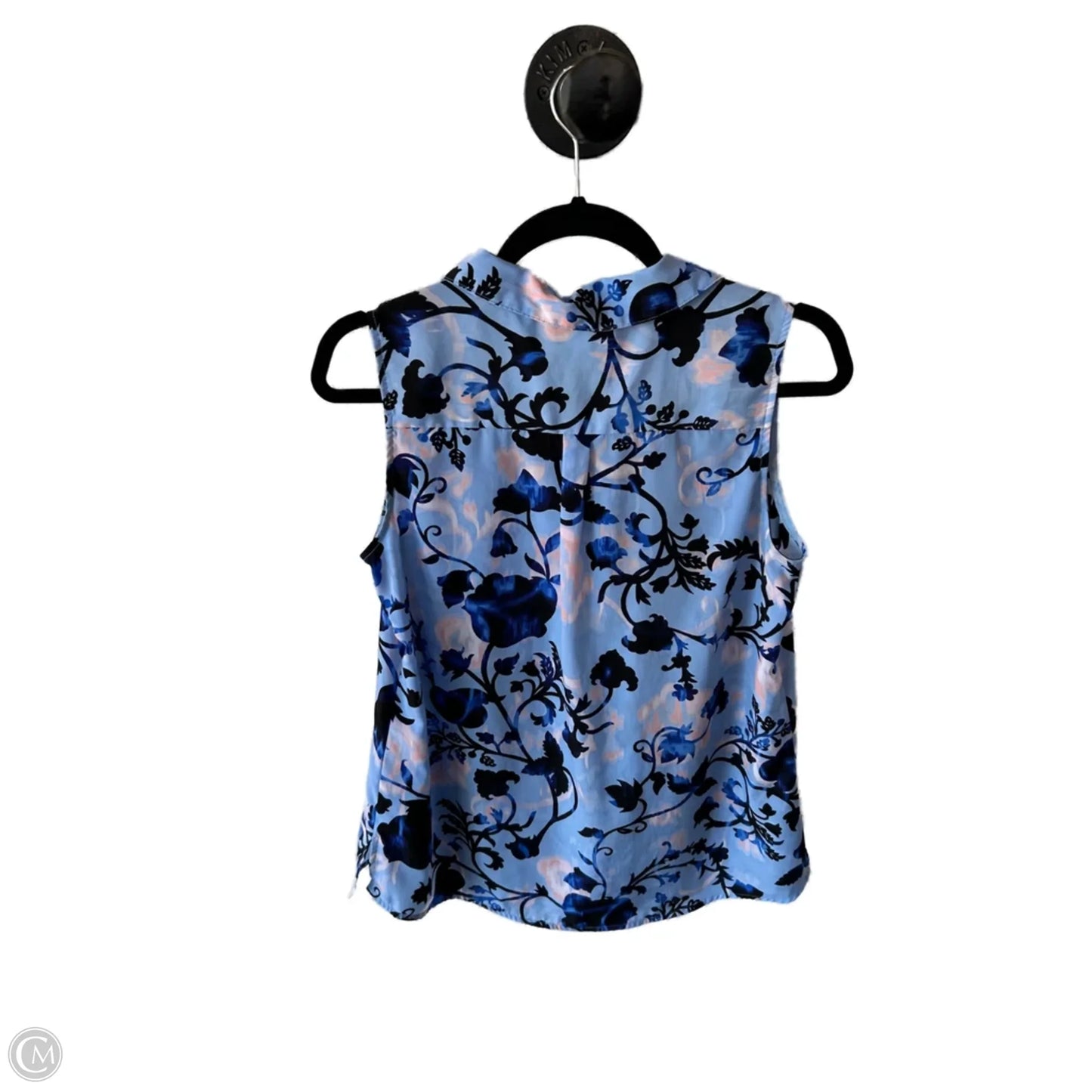 Top Sleeveless By Dana Buchman In Blue & Pink, Size: S