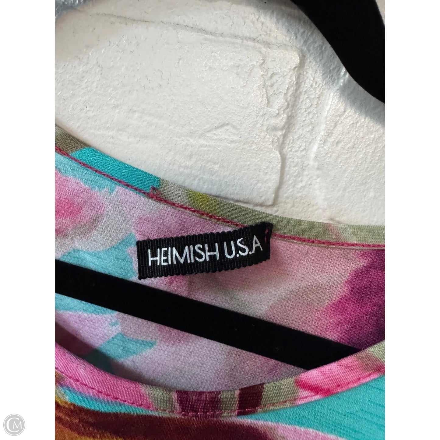 Dress Casual Maxi By Heimish Usa In Green & Pink, Size: M