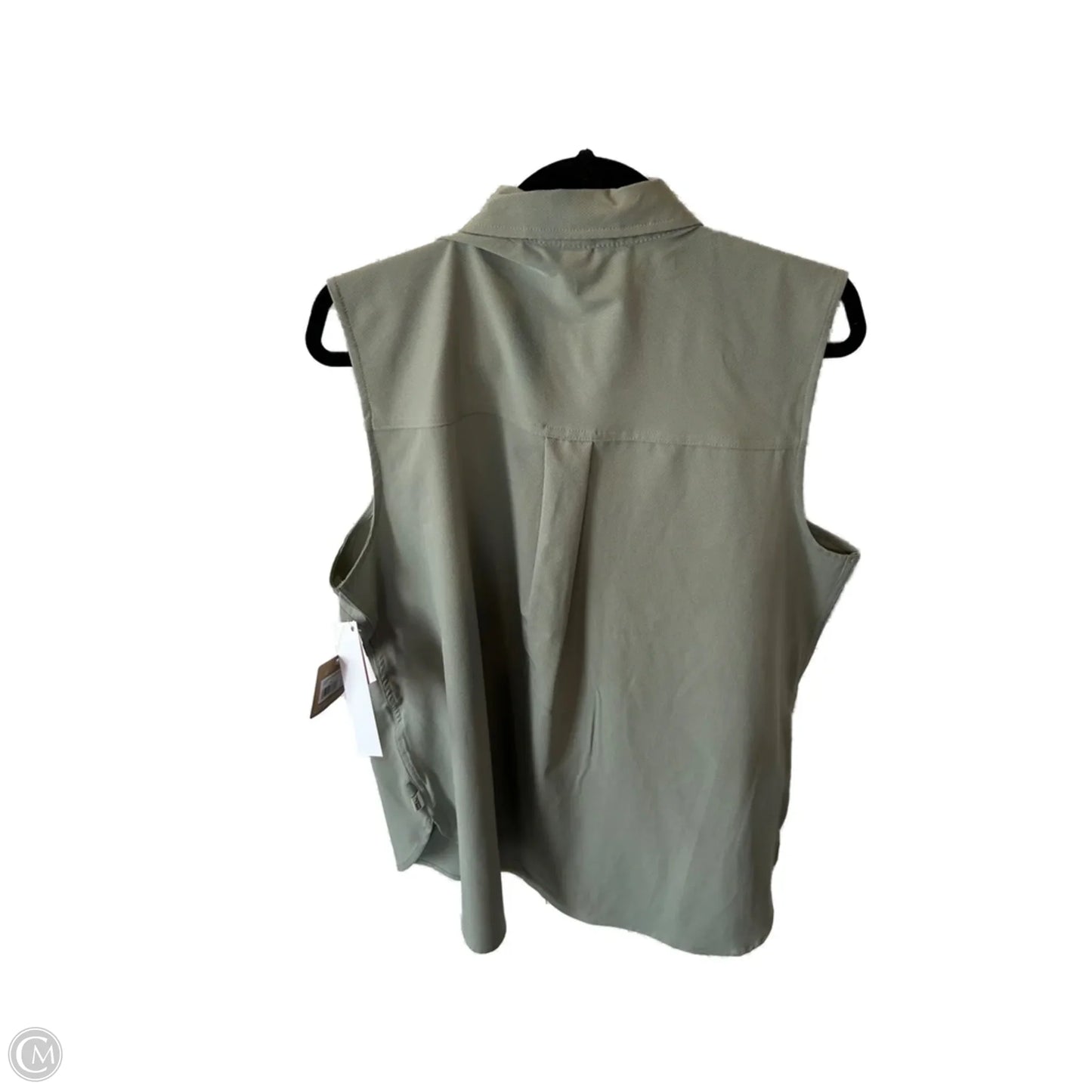 Top Sleeveless By Eddie Bauer In Green, Size: Xl