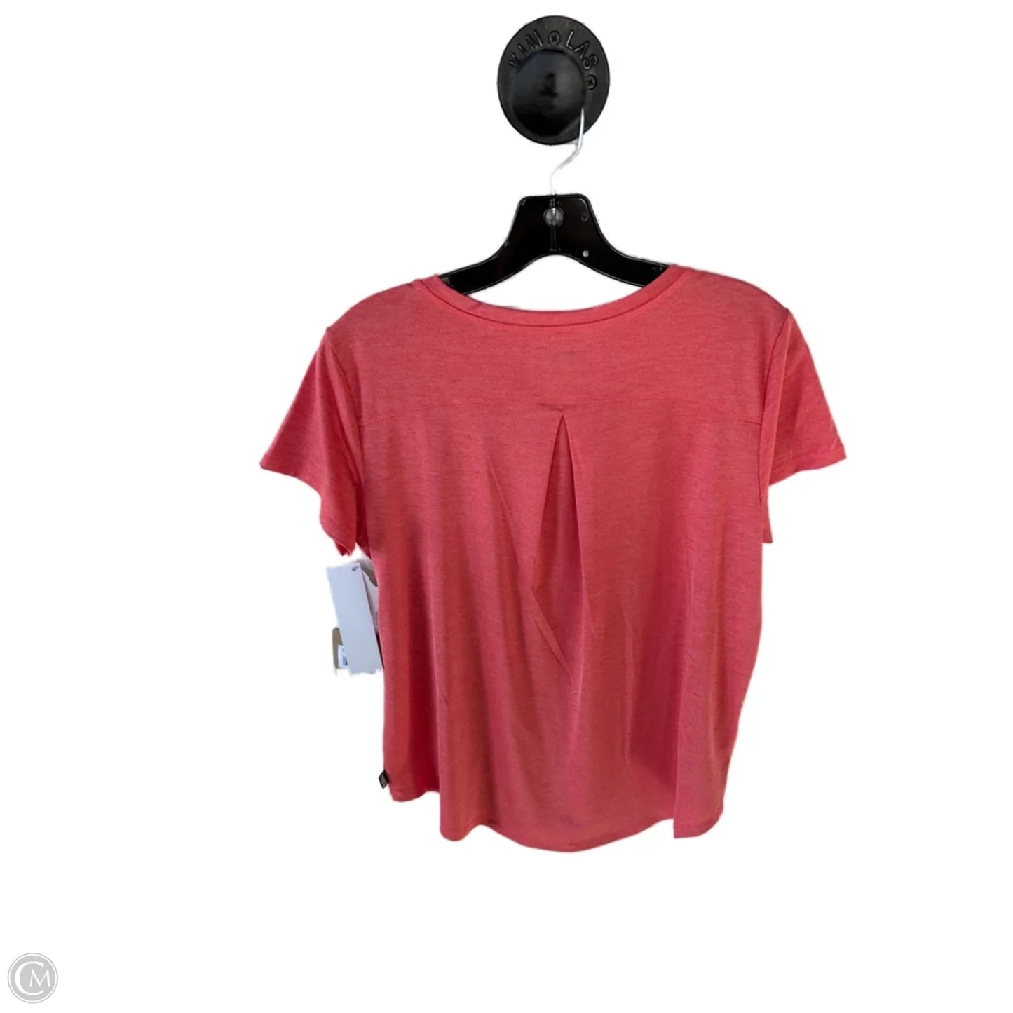 Athletic Top Short Sleeve By Eddie Bauer In Orange, Size: M