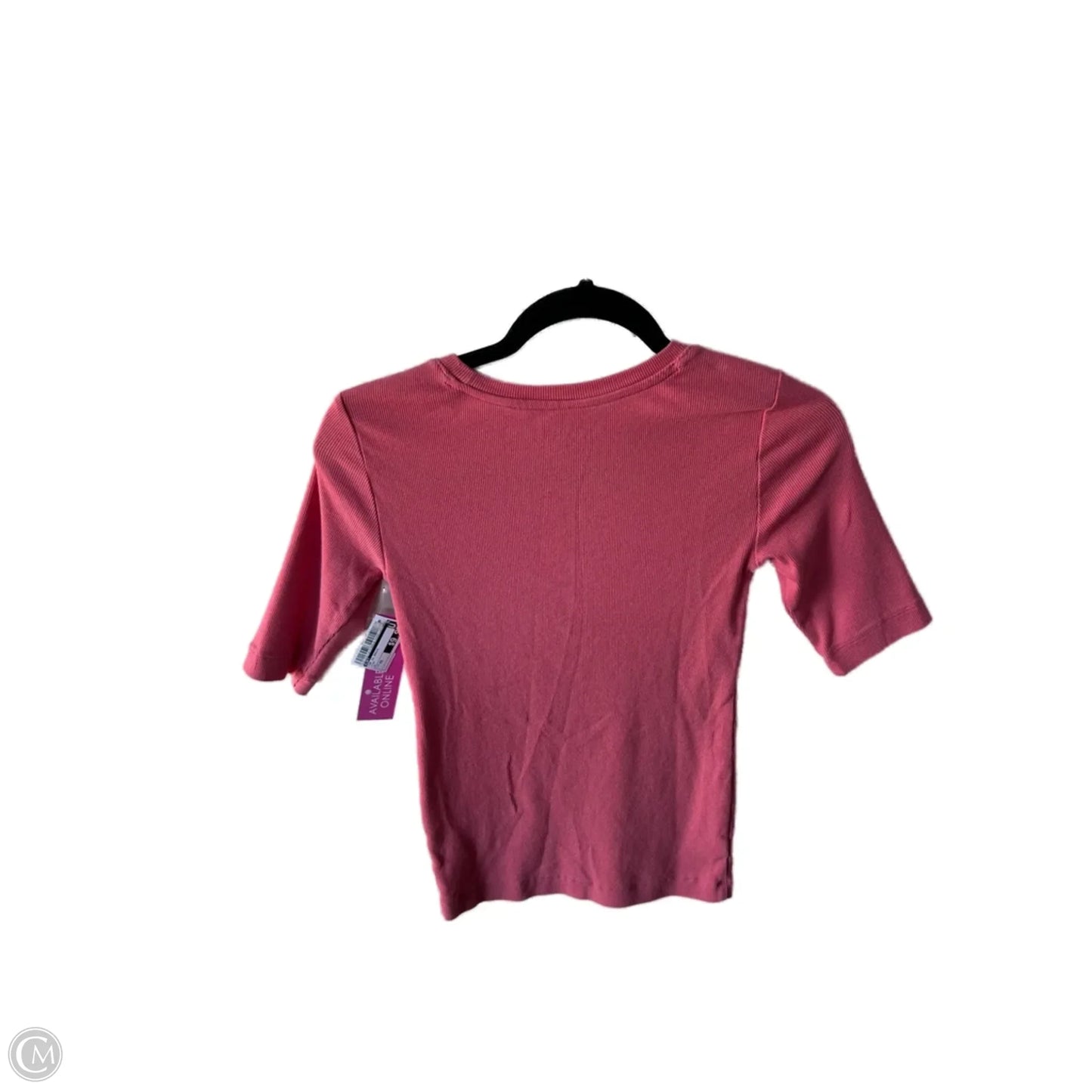 Top Short Sleeve Basic By Loft In Pink, Size: Xs