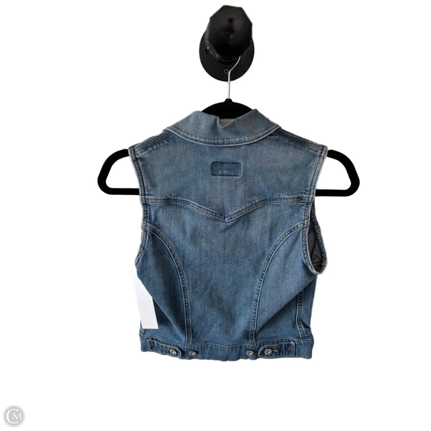 Vest Other By Levis In Blue Denim, Size: S