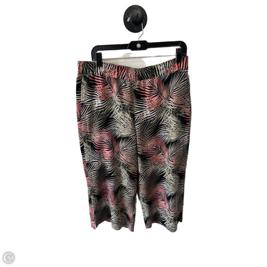Pants Cropped By White House Black Market In Black & Pink, Size: 14