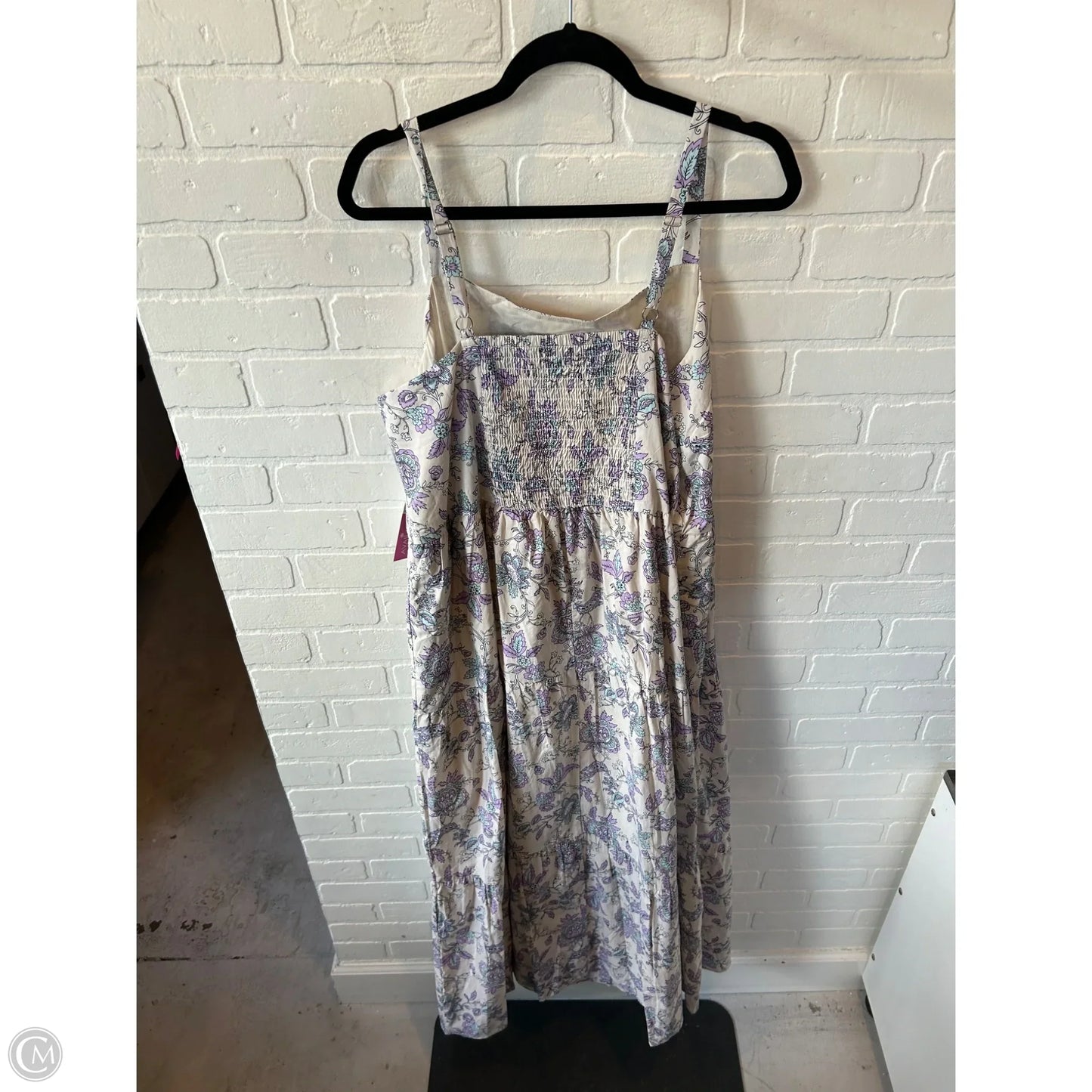Dress Casual Maxi By Lane Bryant In Cream & Purple, Size: 2x