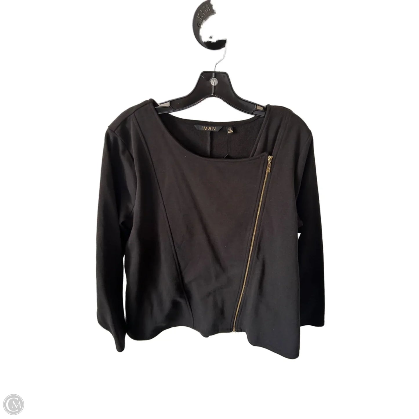 Jacket Other By Iman Hsn In Black, Size: Xl