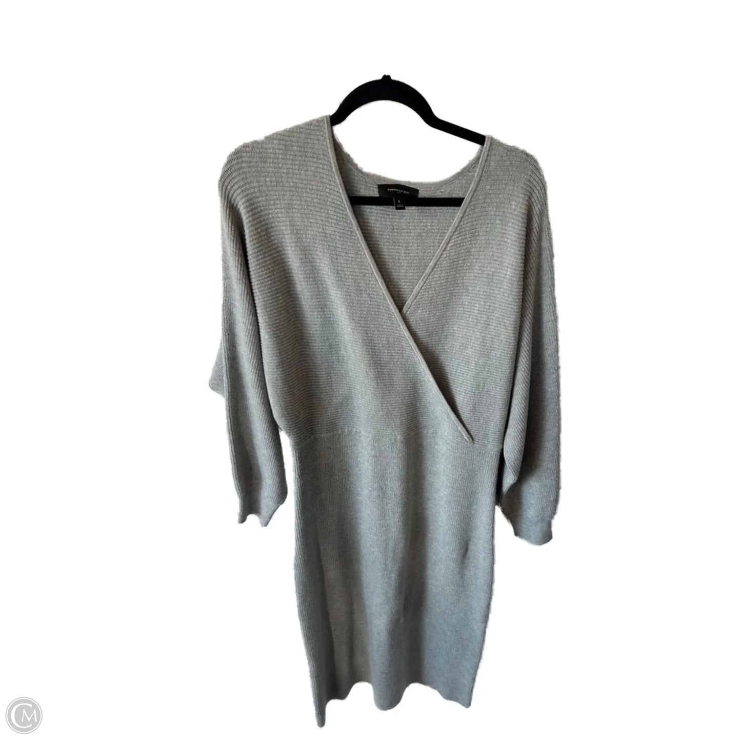 Dress Sweater By Banana Republic In Grey, Size: L