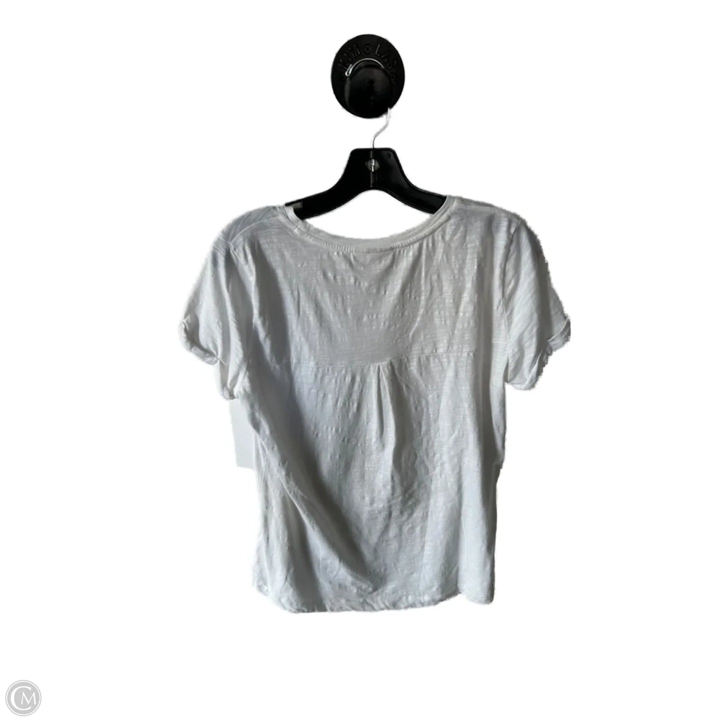 Top Short Sleeve Basic By Style And Company In White, Size: S